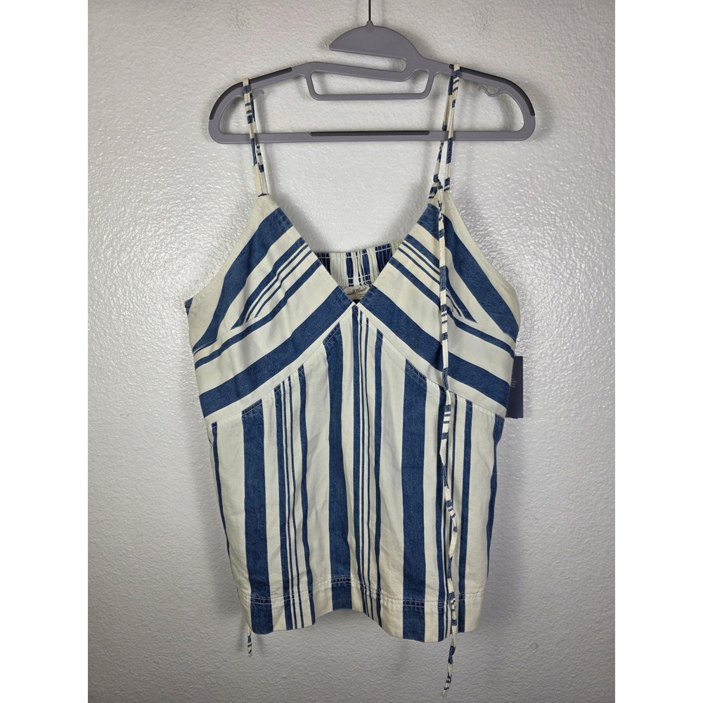 Universal Thread Womens Striped Cami Top Blue White Size XL STRIPE